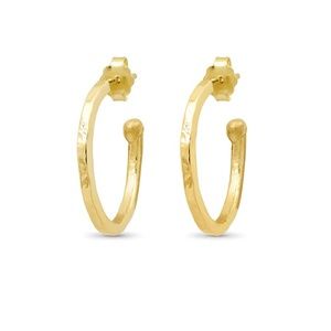 Jennifer Meyer Small Hammered Hoops